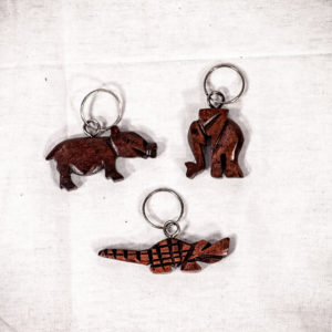 Animal Key Tag, Handmade Sculptures