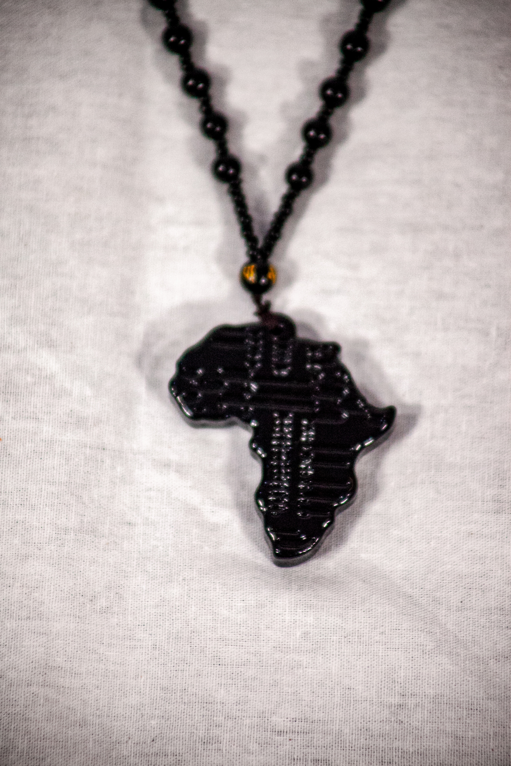 African Map Necklace