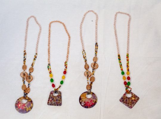 African Necklace and earring Set/ African jewelry set/ African beads/ African bead set