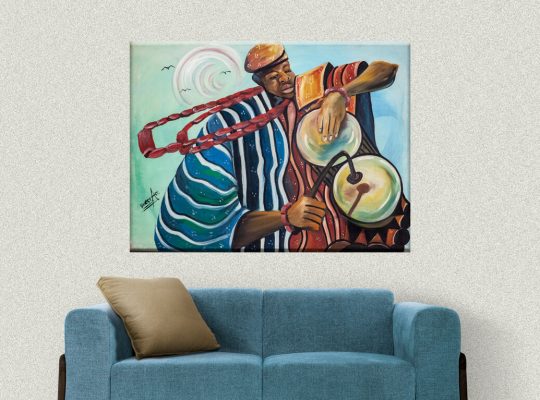 Baba Ayan/The Drummer/Authentic African Art