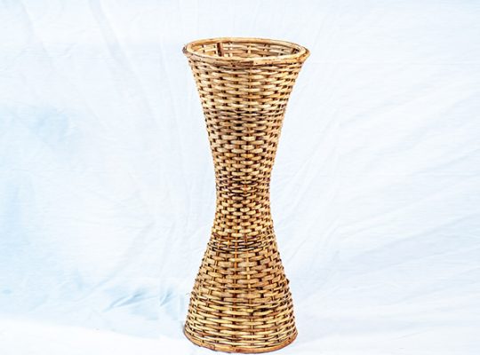 Woven Filler Orbs with Vase